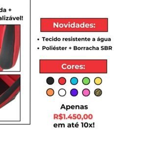 Banco Concha Modelo Neoplex preto ou vermelho